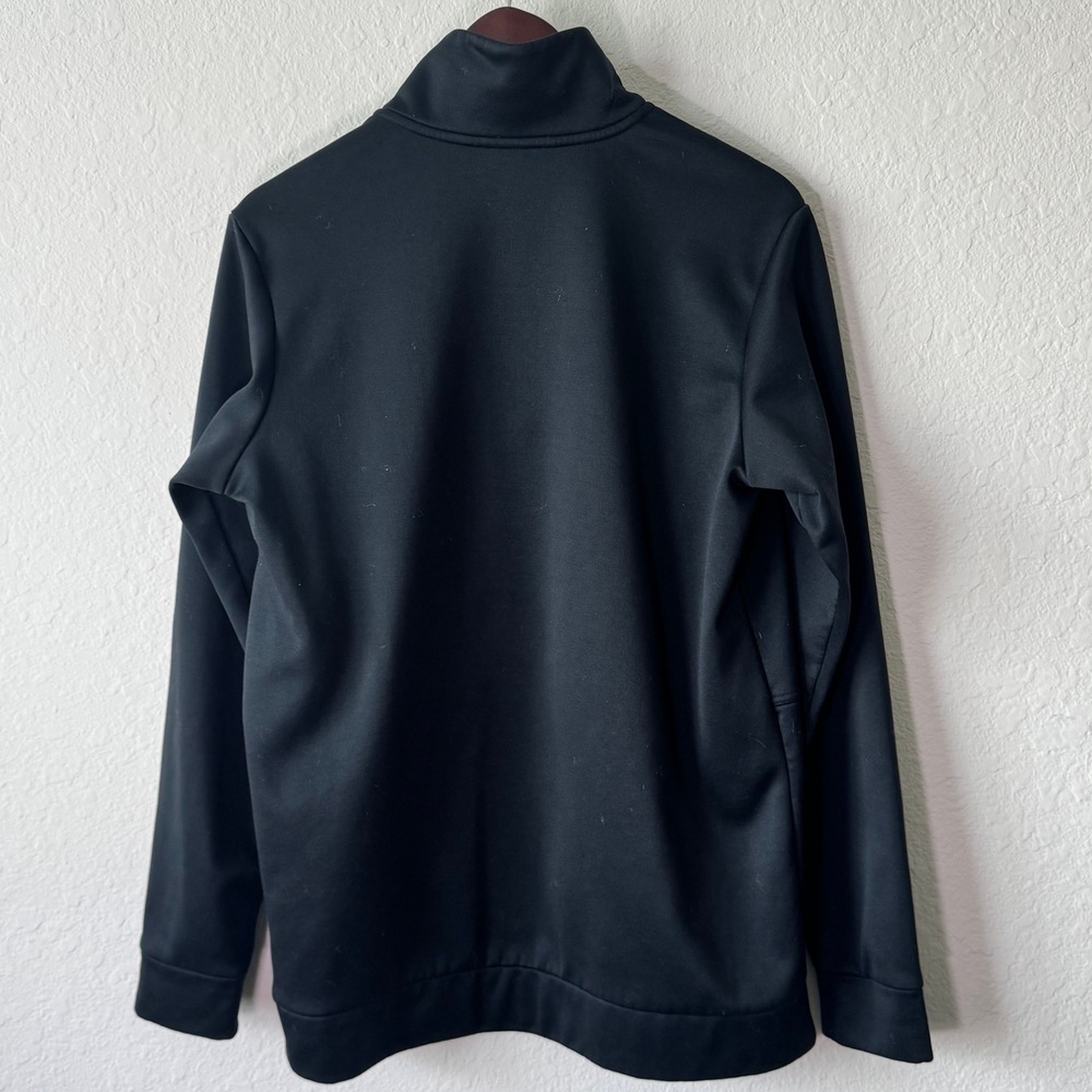Nike Mens Therma-FIT Black Quarter Zip Pullover Hoodie Sweatshirt CU6217-010 M - Picture 8 of 8